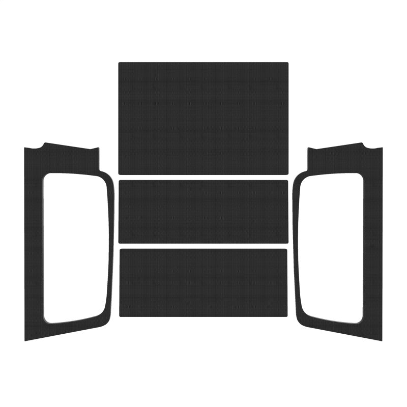 DEI 04-06 Jeep Wrangler LJ Unliminted Headliner Complete Kit - Black - Mammoth Racing -