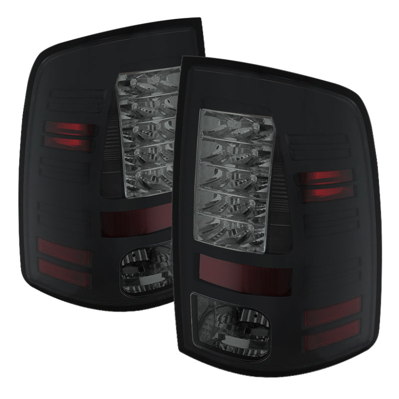 Spyder Dodge Ram 1500 09-14 LED Tail Lights Incandescent- Blk Smke ALT-YD-DRAM09-LED-BSM - Mammoth Racing -