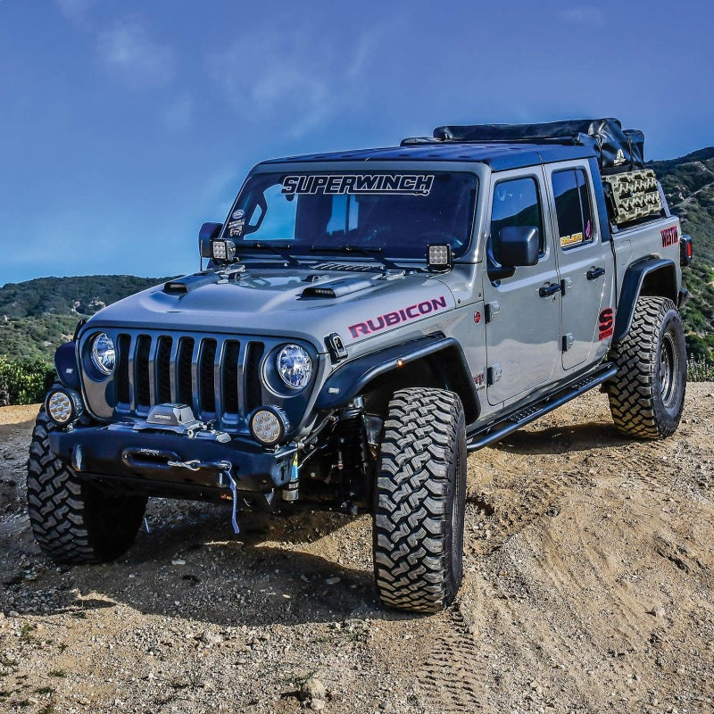Westin 20-23 Jeep Gladiator Rock Slider - Textured Black - Mammoth Racing -