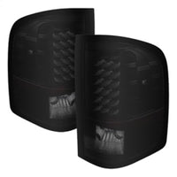 Xtune Chevy Silverado 07-13 LED Tail Lights Black Smoke ALT-JH-CS07-LED-BKSM - Mammoth Racing -