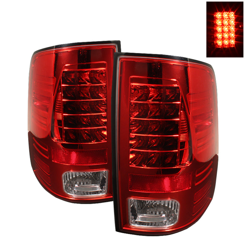 Spyder Dodge Ram 1500 09-14 LED Tail Lights Incandescen- Red Clear ALT-YD-DRAM09-LED-RC - Mammoth Racing -