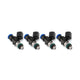 Injector Dynamics 2600-xds Injectors - 34mm Length - 14mm Top - 14mm Lower O-Ring (Set of 4) - Mammoth Racing -