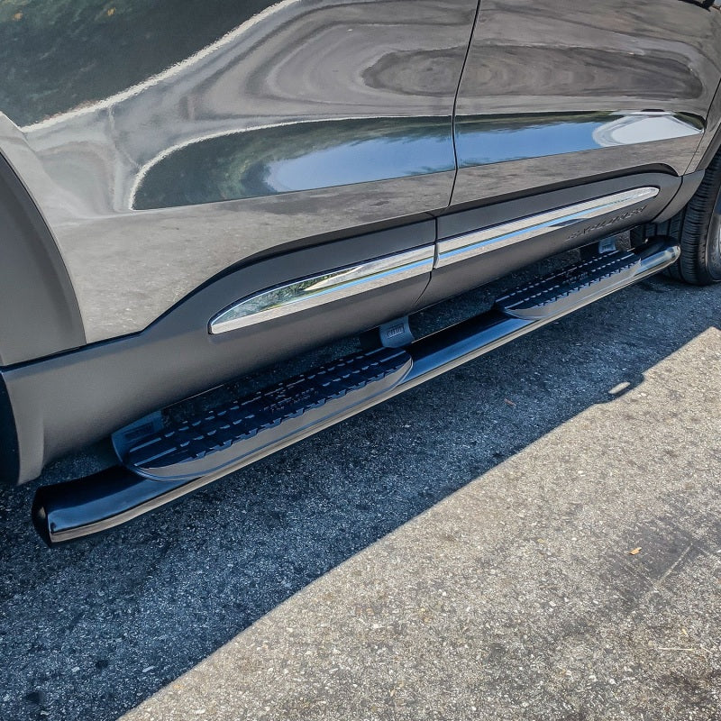 Westin 20-21 Ford Explorer PRO TRAXX 4 Oval Nerf Step Bars - Black - Mammoth Racing -