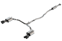 Borla 18-20 Toyota Camry XSE 3.5in Tip Dual Split Rear Exit Cat Back S-Type Exhaust Black Chrome - My Store
