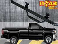 N-Fab Nerf Step 15-17 Chevy-GMC 2500/3500 Regular Cab - Gloss Black - Cab Length - 3in - Mammoth Racing -