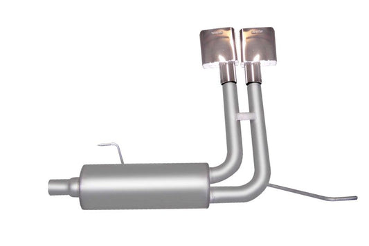 Gibson 05-08 Ford F-150 King Ranch 5.4l 2.5in Cat-Back Super Truck Exhaust - Stainless - Mammoth Racing -