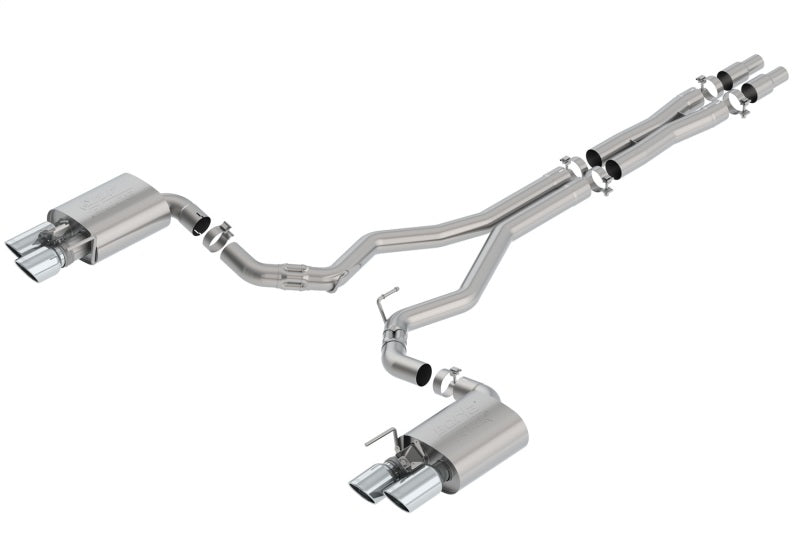 Borla 2018 Ford Mustang GT 5.0L AT/MT 3in ATAK Catback Exhaust w/ Valves - My Store