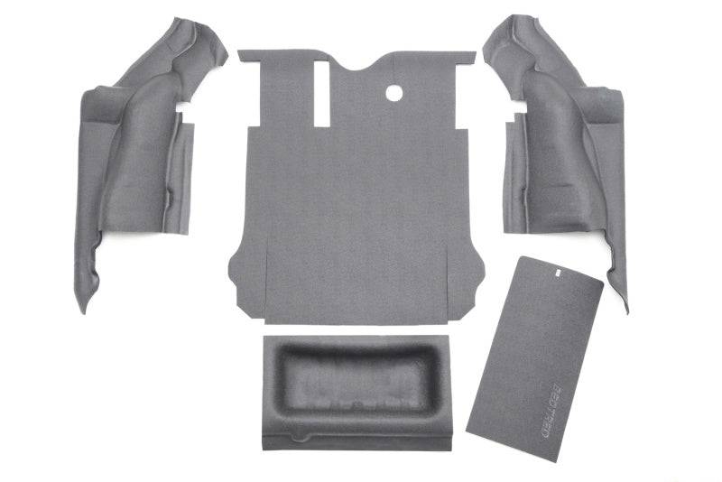BedRug 11-16 Jeep JK Unlimited 4Dr Rear 5pc BedTred Cargo Kit (Incl Tailgate & Tub Liner) - Mammoth Racing -