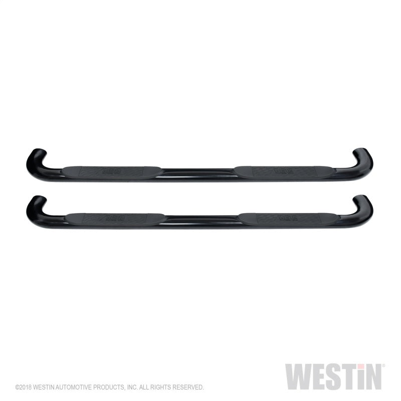 Westin 2019 Chevrolet Silverado/Sierra 1500 Crew Cab Platinum 4 Oval Nerf Step Bars - Black - Mammoth Racing -