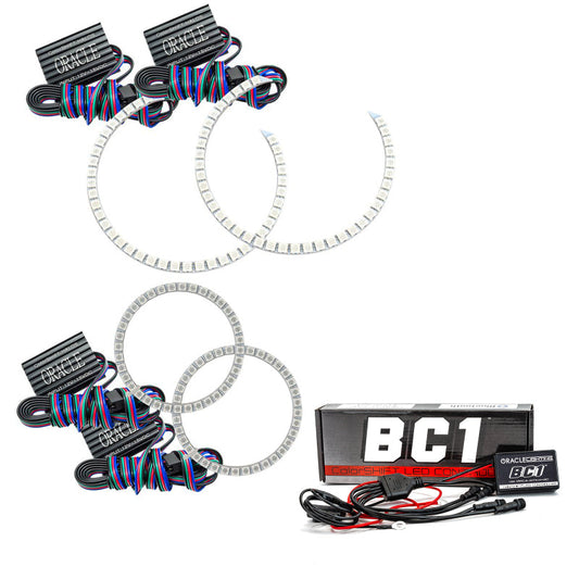 Oracle Mercedes Benz C-Class 08-11 Halo Kit - ColorSHIFT w/ BC1 Controller - Mammoth Racing -