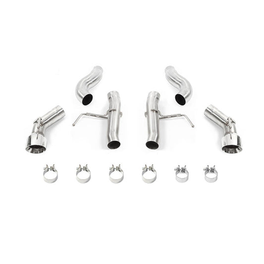 Mishimoto 2016+ Chevrolet Camaro 2.0T Dual-Tip Race Axle-Back Exhaust w/ Polished Tips - Mammoth Racing -