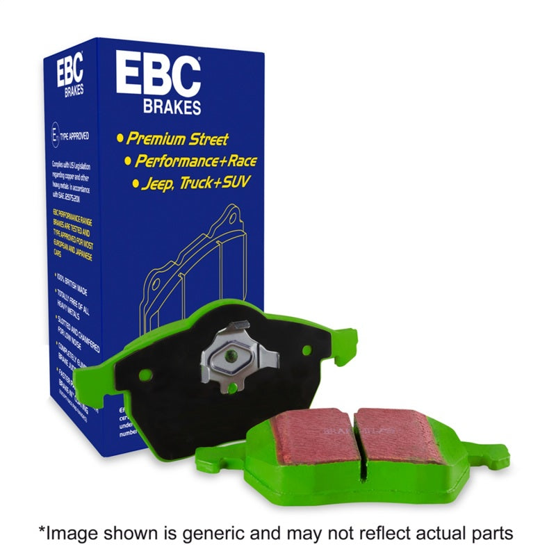 EBC 13+ Land Rover Range Rover 3.0 Supercharged Greenstuff Front Brake Pads - My Store