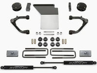 Fabtech 14-18 GM K1500 w/OE Alum. UCA 4in Budget UCA System w/Rear Perf. Shocks - Mammoth Racing -