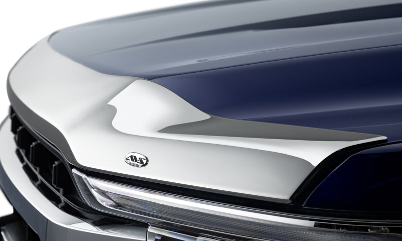 AVS 21-22 Ford F-150 (Excl. Tremor/Raptor) Aeroskin Low Profile Hood Shield - Chrome - Mammoth Racing -