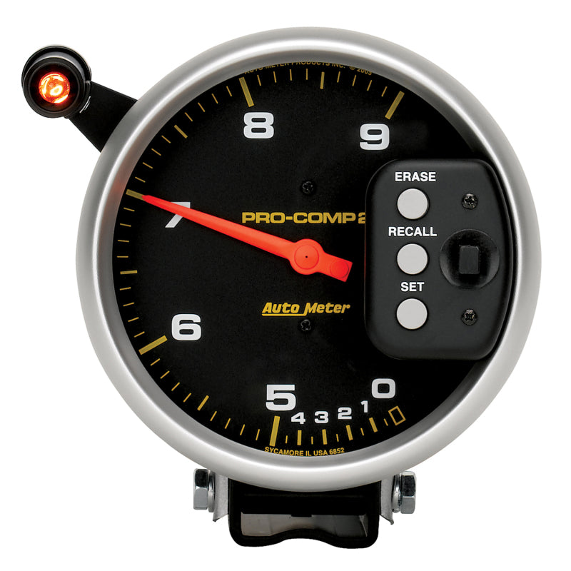 Autometer Pro-Comp 5 inch 9000 RPM Dual Range w/ Shift-Lite and Memory Tach - Mammoth Racing -