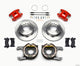 Wilwood D154 P/S Park Brake Kit Red Jeep Dana 35 2.56 Off 5-lug w/ lines - Mammoth Racing -