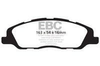 EBC 13-14 Ford Mustang 3.7 (A/T+Performance Pkg) Yellowstuff Front Brake Pads - My Store