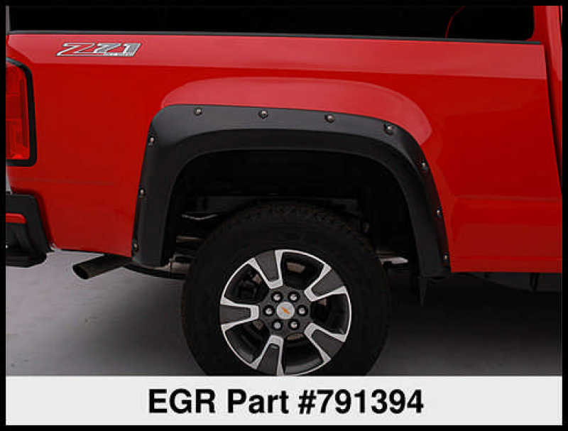 EGR 15+ Chevy Colorado 5ft Bed Bolt-On Look Fender Flares - Set - Mammoth Racing -