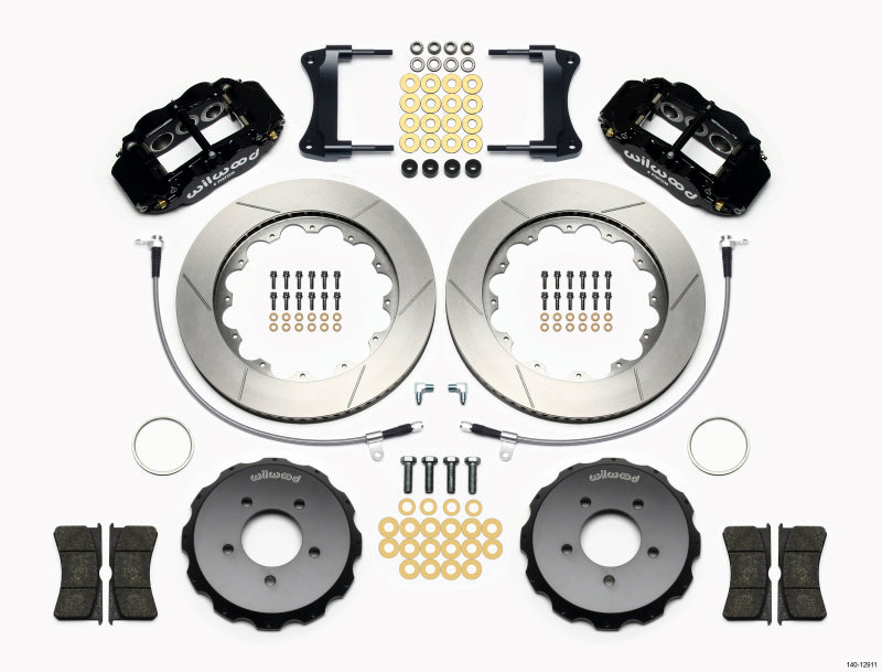 Wilwood Narrow Superlite 6R Front Hat Kit 14.00in 2005-Up Mazda Miata w/ Lines - Mammoth Racing -