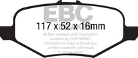 EBC 13+ Ford Explorer 3.5 Twin Turbo 4WD Yellowstuff Rear Brake Pads - My Store