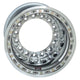 Weld Wide 5 XL Direct MT 15x13 / 5x10.25 BP / 3in. BS Polished Assembly - Mod Beadlock w/6-Dzus Cvr - Mammoth Racing -