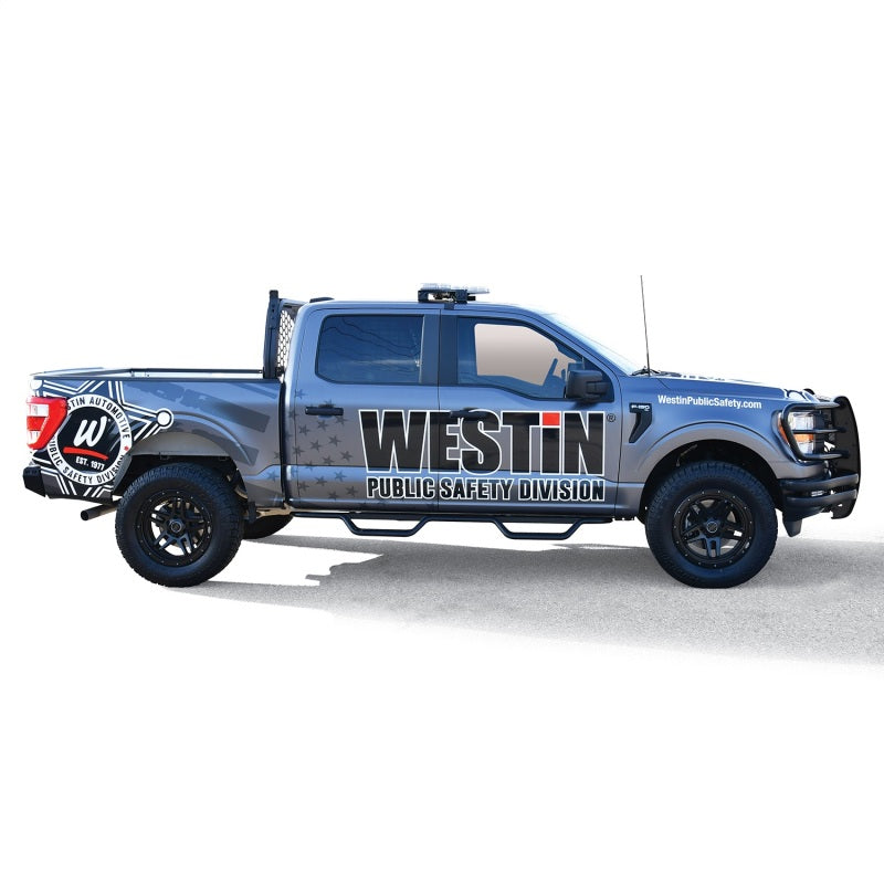 Westin 15-22 Ford F-150 SuperCrew / 17-22 F-250/350 Crew Cab Outlaw Nerf Step Bars - Mammoth Racing -