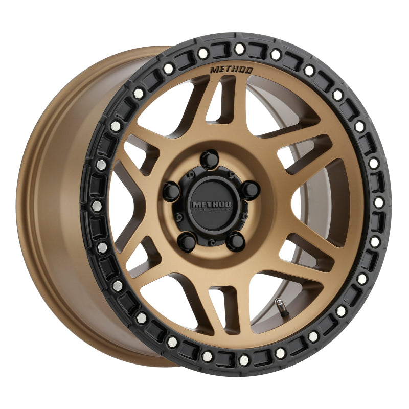 Method Mr312 17x8.5 0mm Offset 5x5 71.5mm CB Method Bronze/Black Street Loc Wheel - Mammoth Racing -