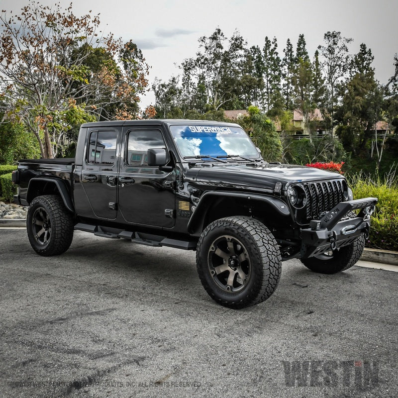 Westin 2020 Jeep Gladiator HDX Xtreme Nerf Step Bars - Textured Black - Mammoth Racing -