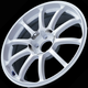 Advan RCIII 18x7.5 +45mm 5-114.3 White Wheel - My Store