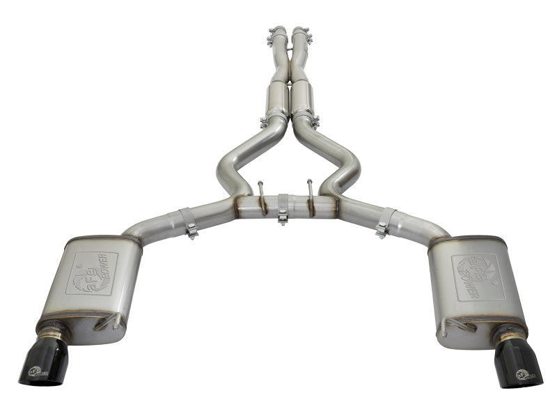 aFe MACHForce XP 3in-2.5in 304SS Exhaust Cat-Back 15-20 Audi S3 L4-2.0L (t) - Black Tips - Mammoth Racing -