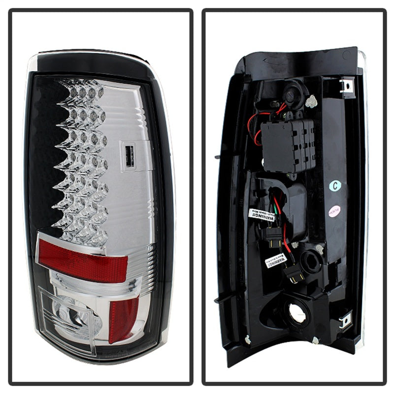Spyder Chevy Silverado 1500/2500 03-06 (Does Not Fit Stepside)LED Tail Lights Chrm ALT-YD-CS03-LED-C - Mammoth Racing -