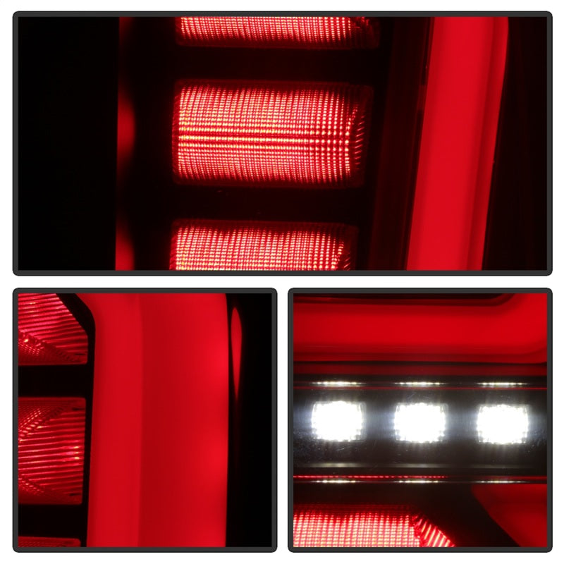 Spyder GMC Sierra 19-20 Incandescent Bulb Model Only LED Tail Lights - Black ALT-YD-GS19-LED-BK - Mammoth Racing -