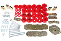 Energy Suspension 91-97 Toyota Land Cruiser FJ80 Body Mount Set w/ Hardware - Red - Mammoth Racing -