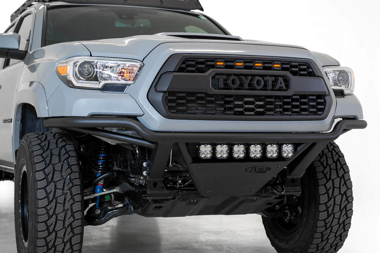 Addictive Desert Designs 16-20 Toyota Tacoma PRO Bolt-On Front Bumper - Hammer Black - My Store