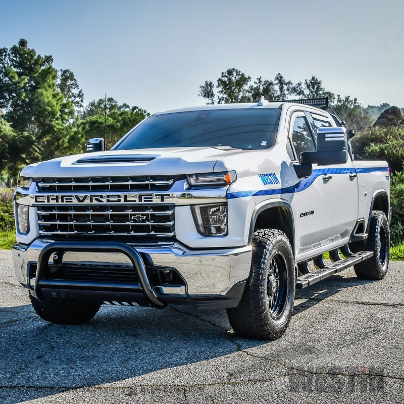 Westin 2020 Chevy Silverado 2500/3500 E-Series Bull Bar - Black - Mammoth Racing -