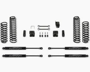 Fabtech 07-18 Jeep JK 4WD 4-Door 3in Sport System w/Perf. Shocks - Mammoth Racing -