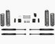 Fabtech 07-18 Jeep JK 4WD 4-Door 3in Sport System w/Perf. Shocks - Mammoth Racing -