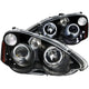 ANZO 2002-2004 Acura Rsx Projector Headlights w/ Halo Black - My Store