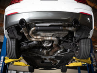 aFe MACHForce XP 3in to 2.5in 304 SS Axle-Back Exhaust w/ Black Tips 14-16 BMW M235i - Mammoth Racing -