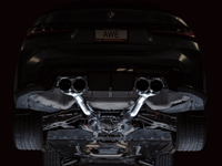 AWE Track Edition Catback Exhaust for BMW G8X M3/M4 - Chrome Silver Tips - My Store
