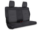 PRP 08-10 Jeep Wrangler JKU Rear Seat Cover/4 door - Black/Grey - Mammoth Racing -