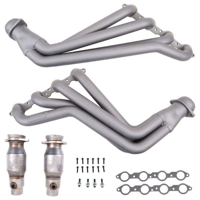 BBK 2010-15 Camaro Ls3/L99 1-7/8 Full-LenGTh Headers W/ High Flow Cats (Titanium Ceramic) - Mammoth Racing -
