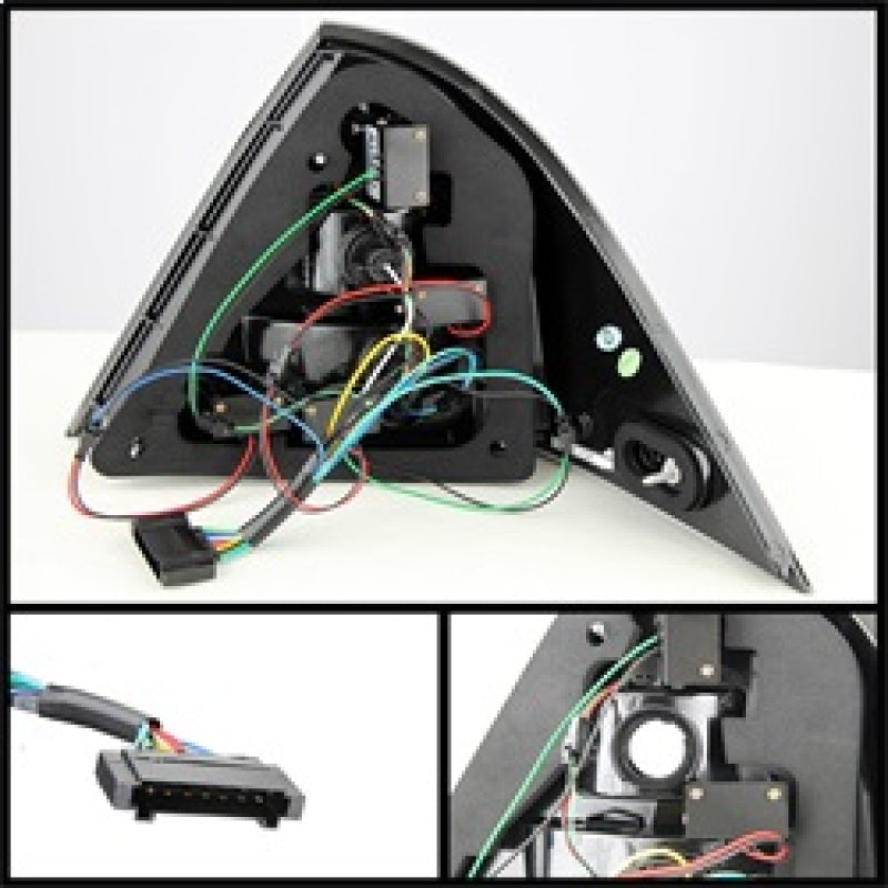 Spyder Mercedes Benz W203 C-Class 05-07 4DR Sedan LED Tail Lights Smoke ALT-YD-MBZC05-LED-SM - Mammoth Racing -