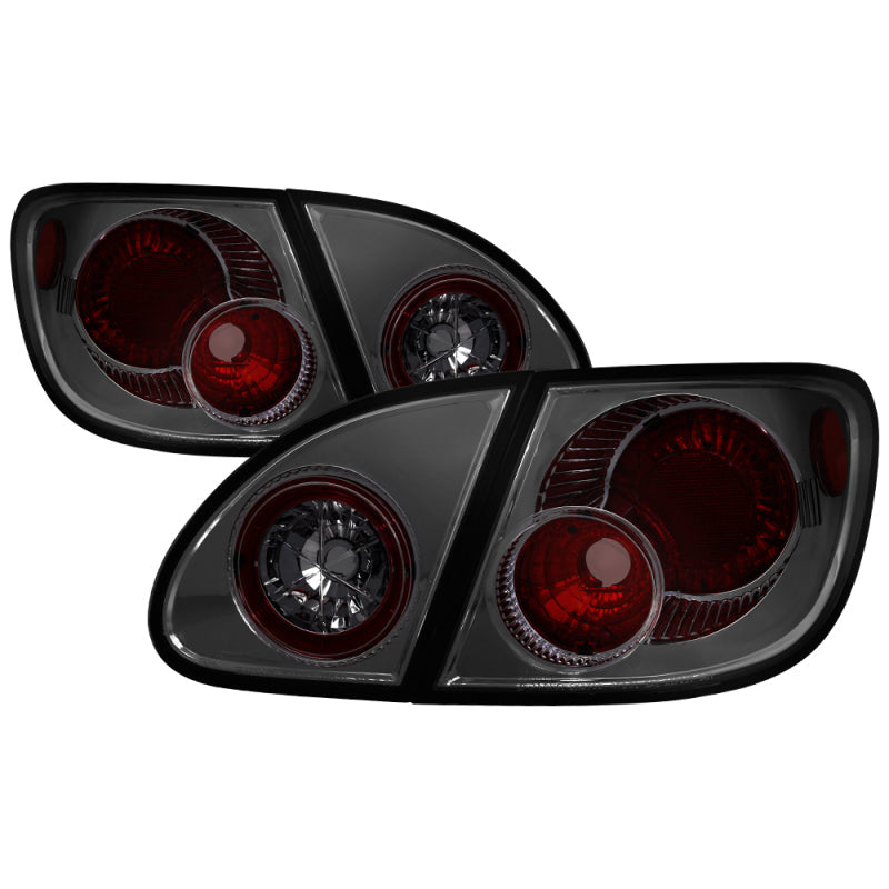 Spyder Toyota Corolla 03-08 Euro Style Tail Lights Smoke ALT-YD-TC03-SM - Mammoth Racing -