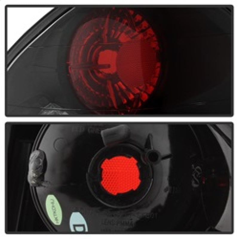 Spyder Hyundai Santa Fe 01-06 (01-04 Model use 3 Bulbs only)Euro Tail Lights Blk ALT-YD-HYSF01-BK - Mammoth Racing -
