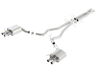 Borla 15-16 Ford Mustang Shelby GT350 5.2L ATAK Cat Back Exhaust (Uses Factory Valence) - My Store