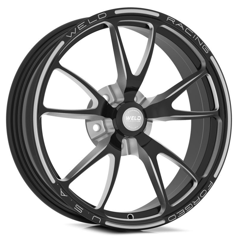 Weld Full Throttle 1-Piece 18x6 / 5x4.5 BP / 3.2in. BS Black Wheel - Non-Beadlock - Mammoth Racing -