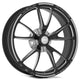 Weld Full Throttle 1-Piece 18x6 / 5x4.5 BP / 3.2in. BS Black Wheel - Non-Beadlock - Mammoth Racing -