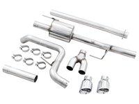 AWE 0FG 21+ Ford F150 Dual Side Exit Cat-Back Exhaust- 4.5in Chrome Silver Tips - My Store