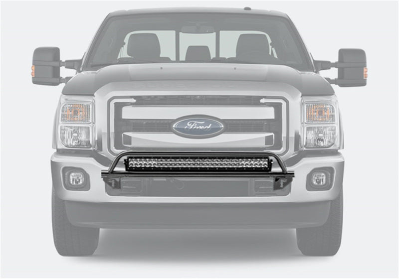 N-Fab Off Road Light Bar 99-07 Ford F250/F350 Super Duty/Excursion - Tex. Black - Mammoth Racing -